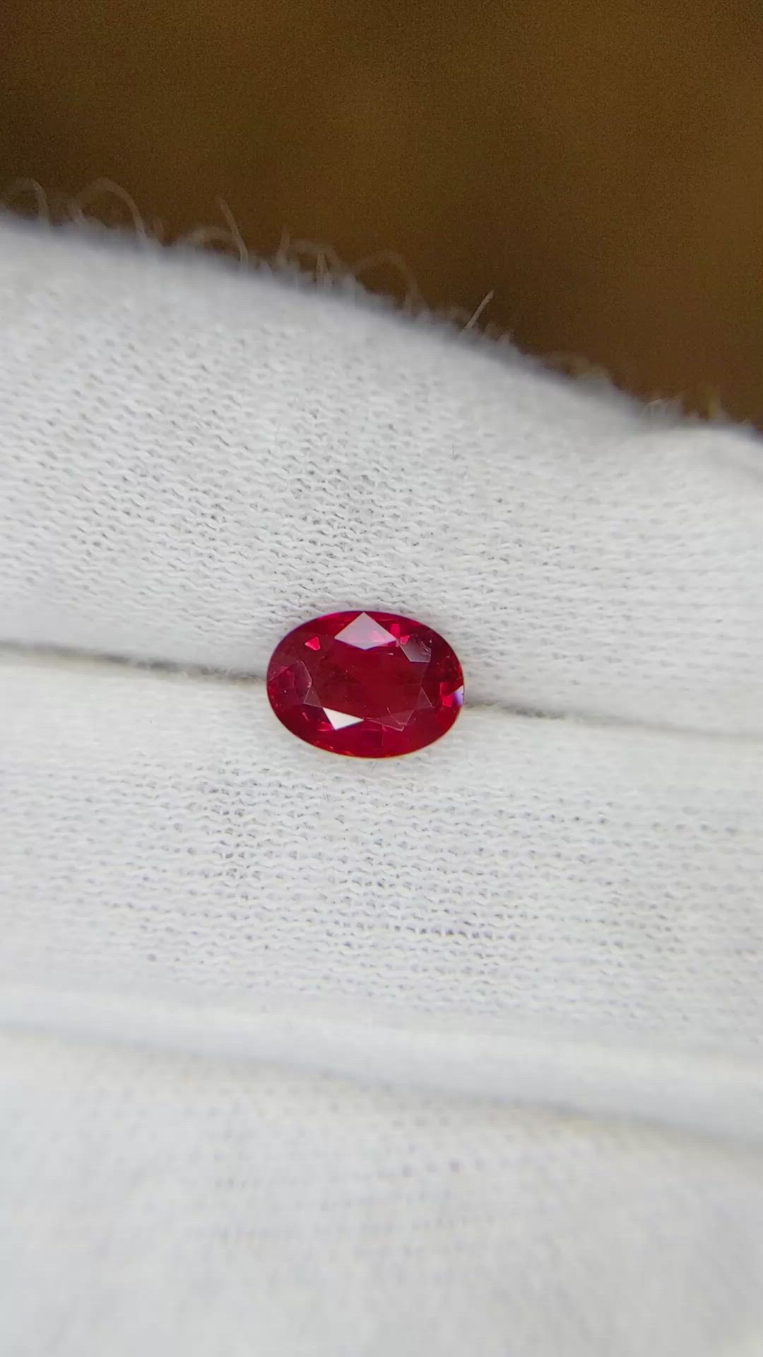 1.58 Ct. Ruby from Mozambique Size Video