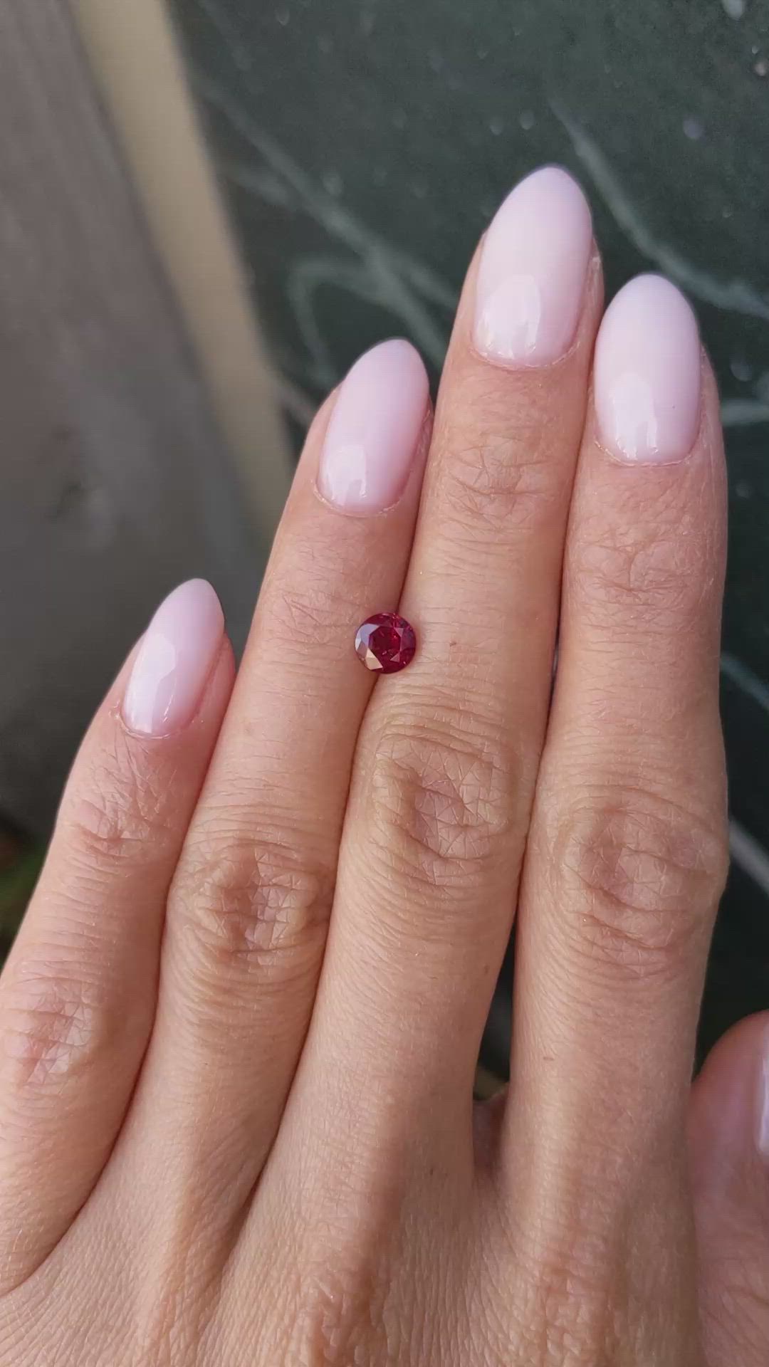 0.85 Ct. Ruby from Madagascar Size Video