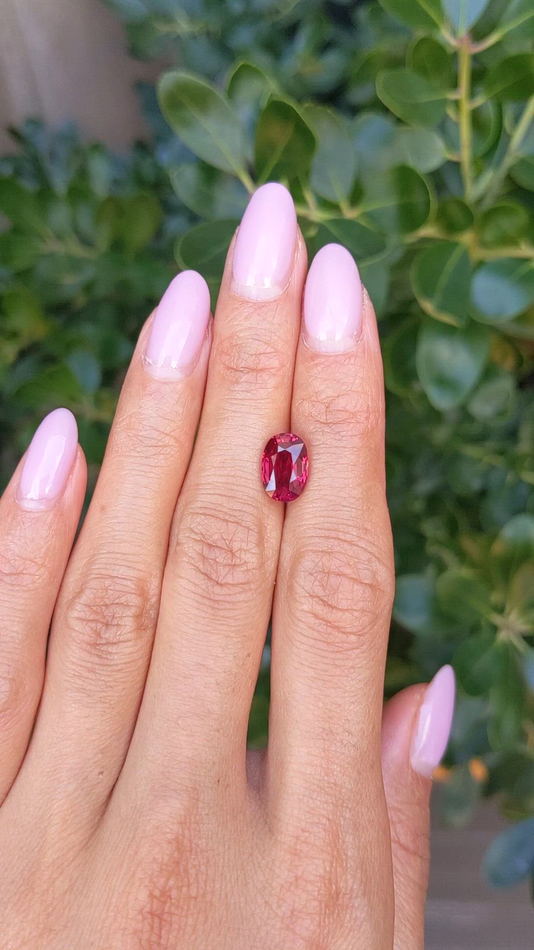 3.06 Ct. Ruby from Mozambique Size Video