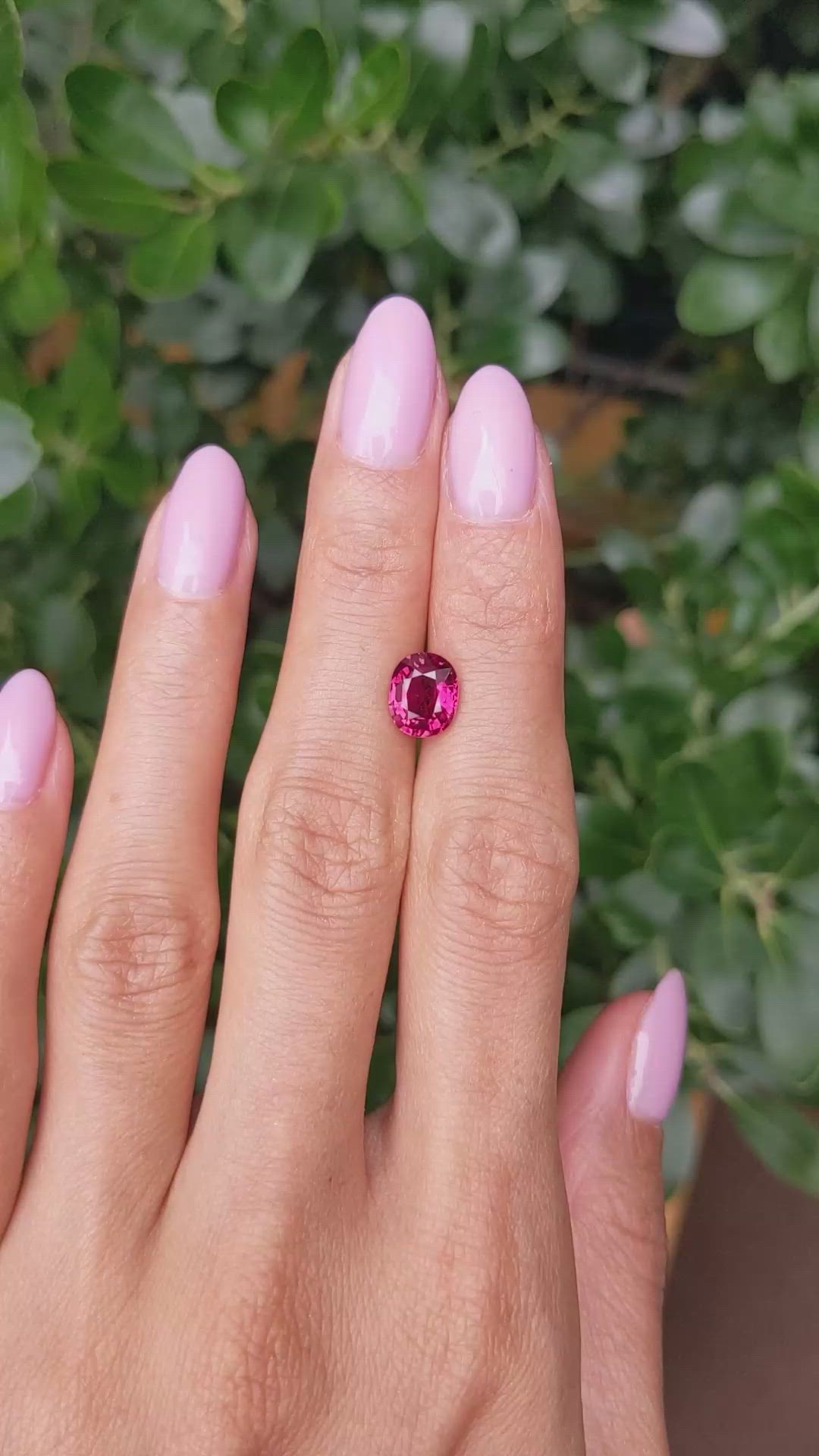2.18 Ct. Ruby from Mozambique Size Video