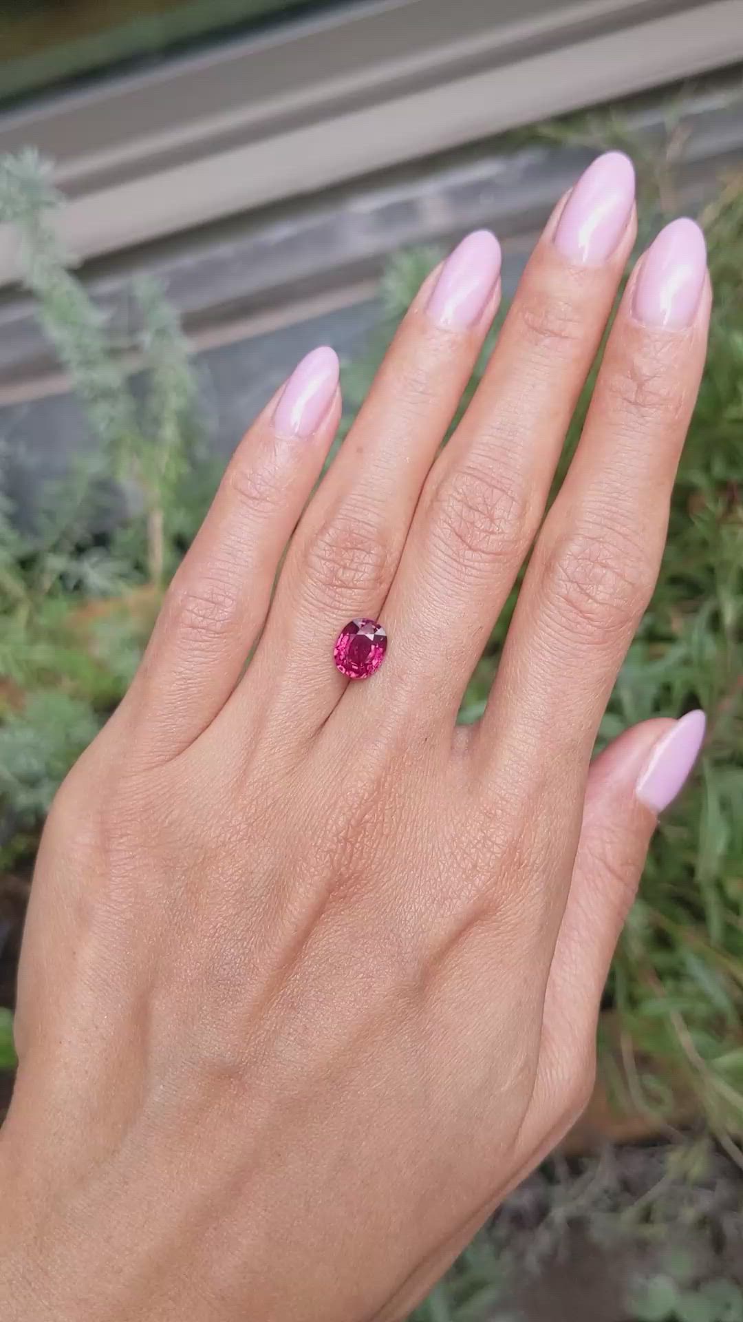 2.18 Ct. Ruby from Mozambique Size Video