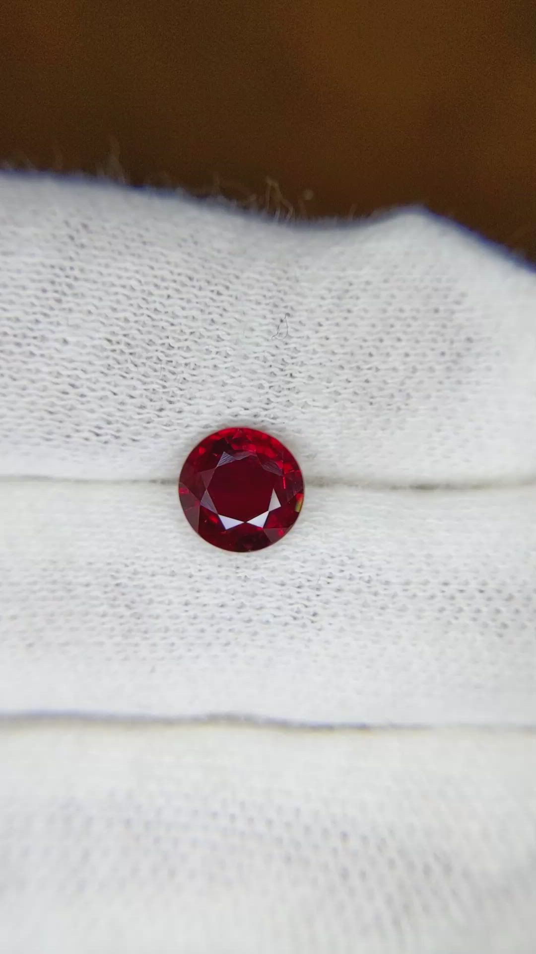 1.69 Ct. Ruby from Mozambique Size Video
