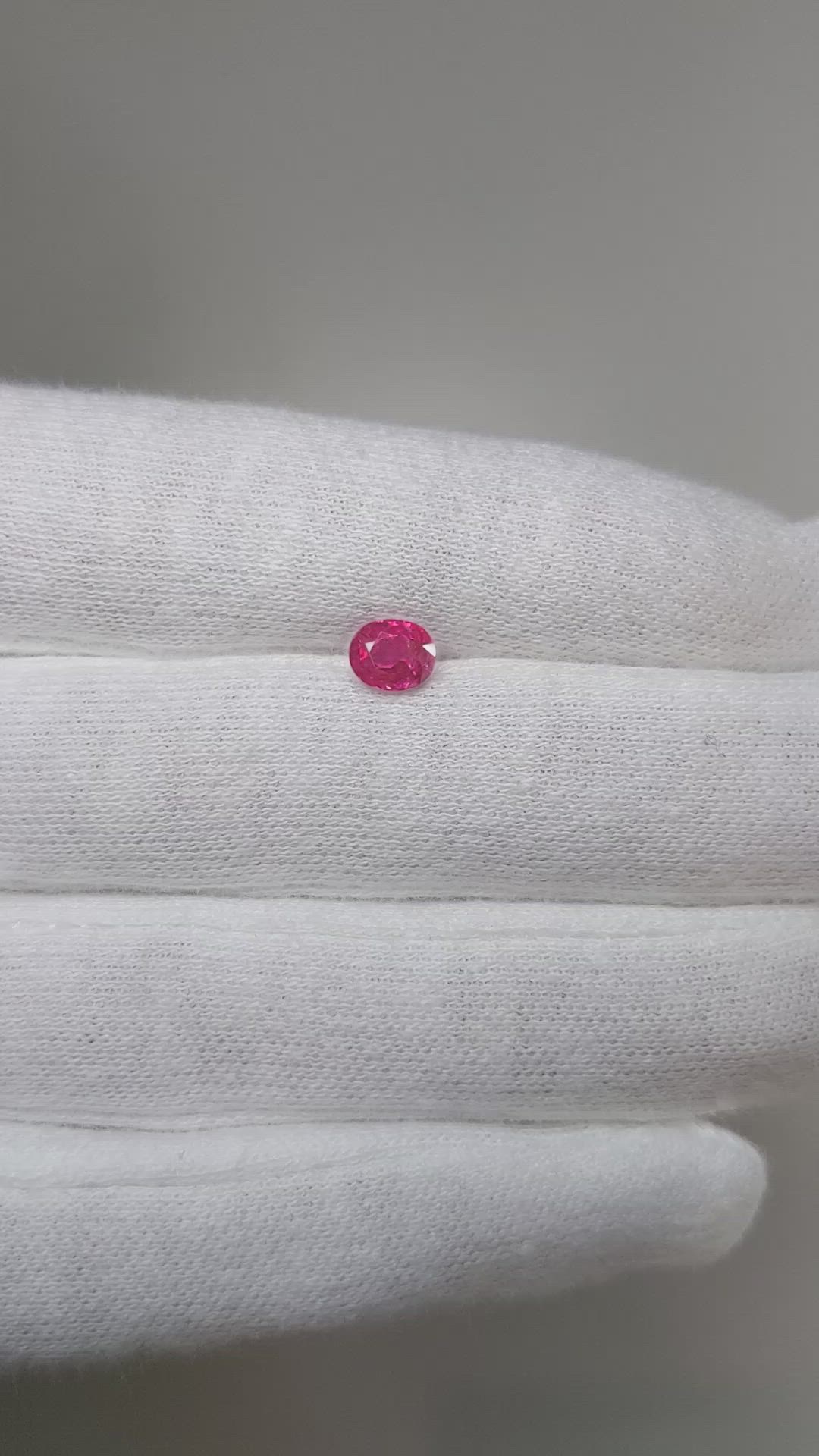 0.81 Ct. Ruby from Burma (Myanmar) Size Video