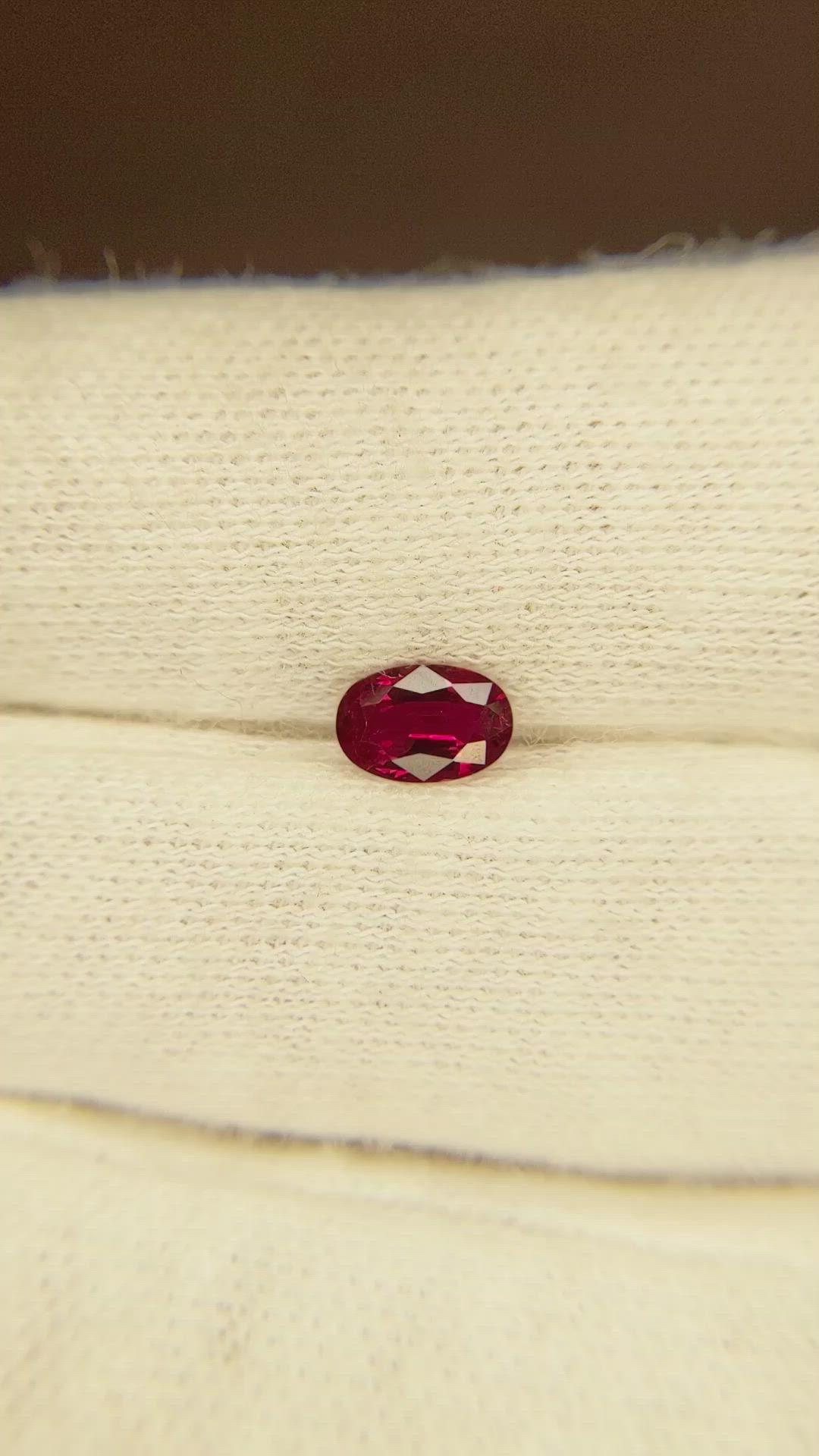 0.59 Ct. Ruby from Burma (Myanmar) Size Video