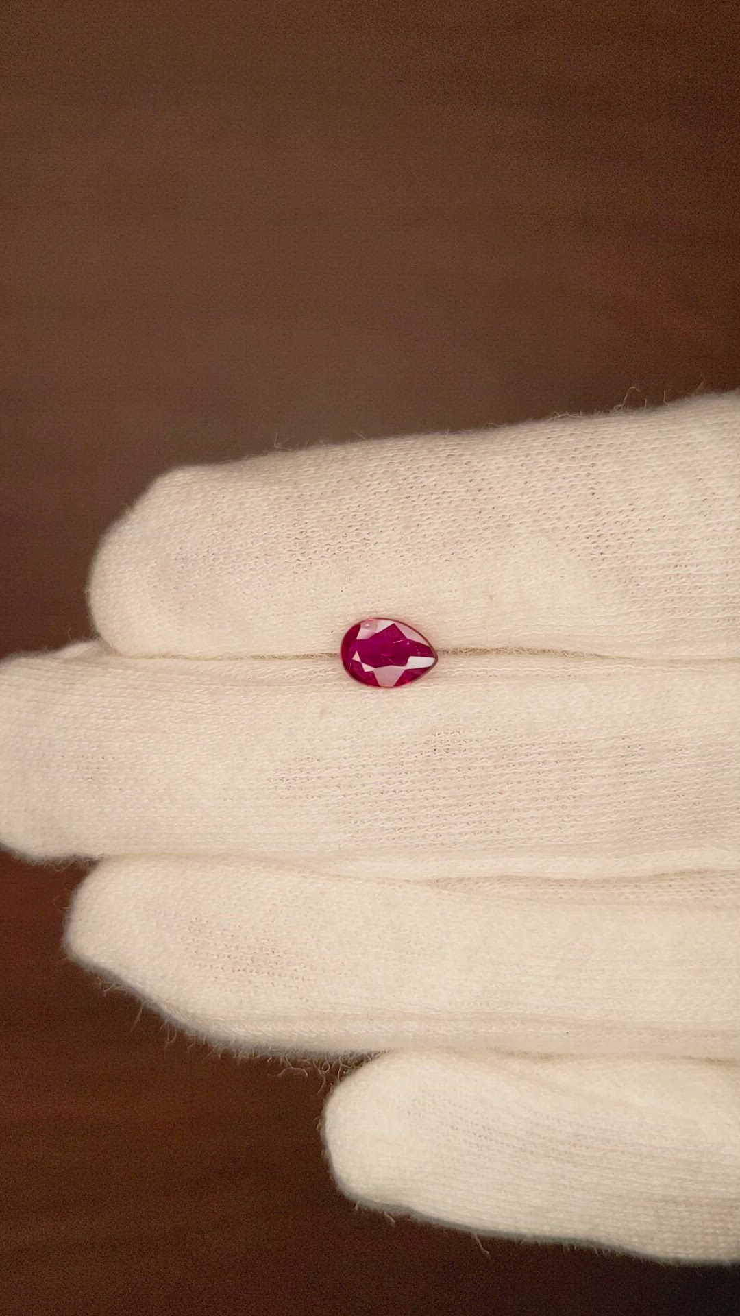 0.70 Ct. Ruby from Thailand Size Video