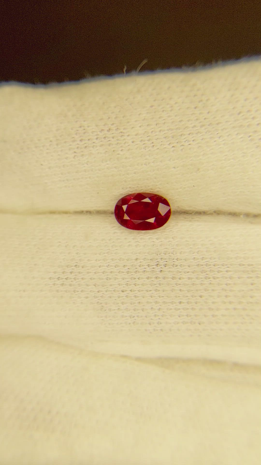 0.59 Ct. Ruby from Thailand Size Video