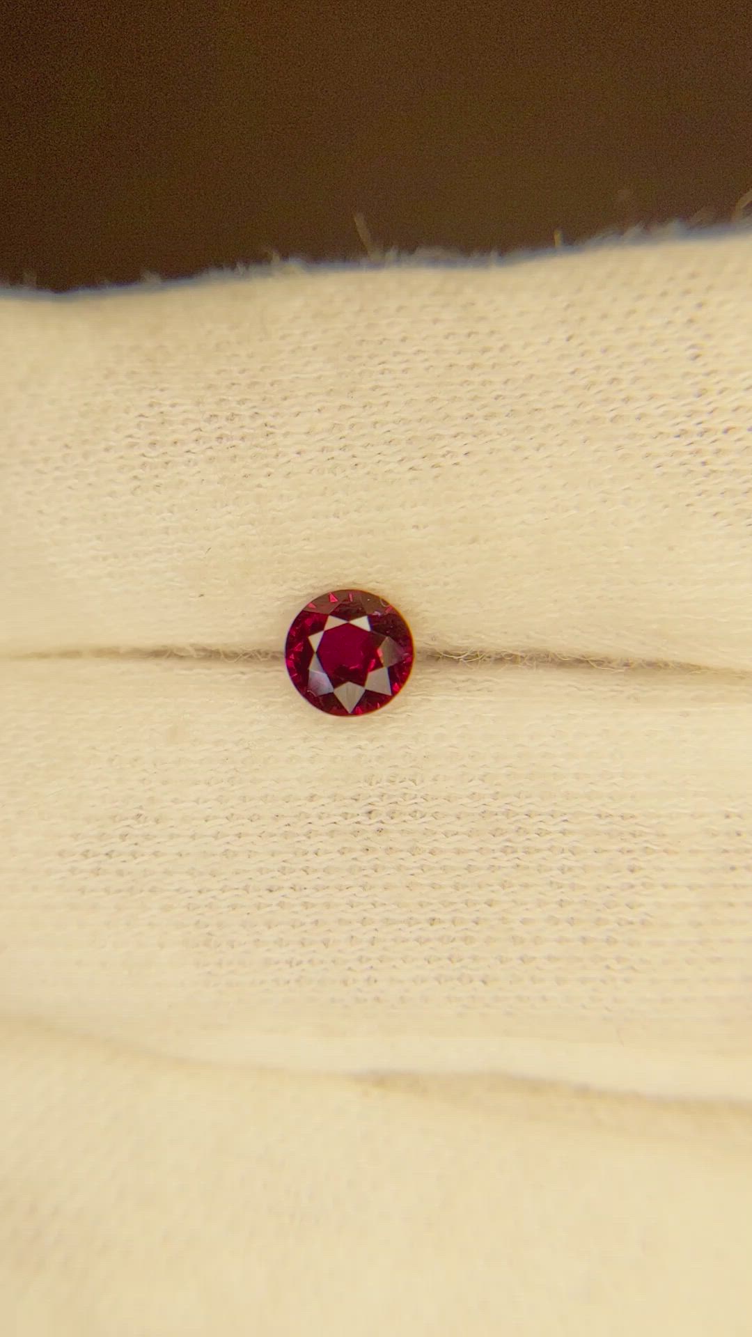 0.56 Ct. Ruby from Burma (Myanmar) Size Video