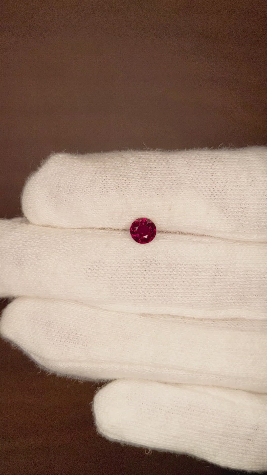 0.56 Ct. Ruby from Burma (Myanmar) Size Video